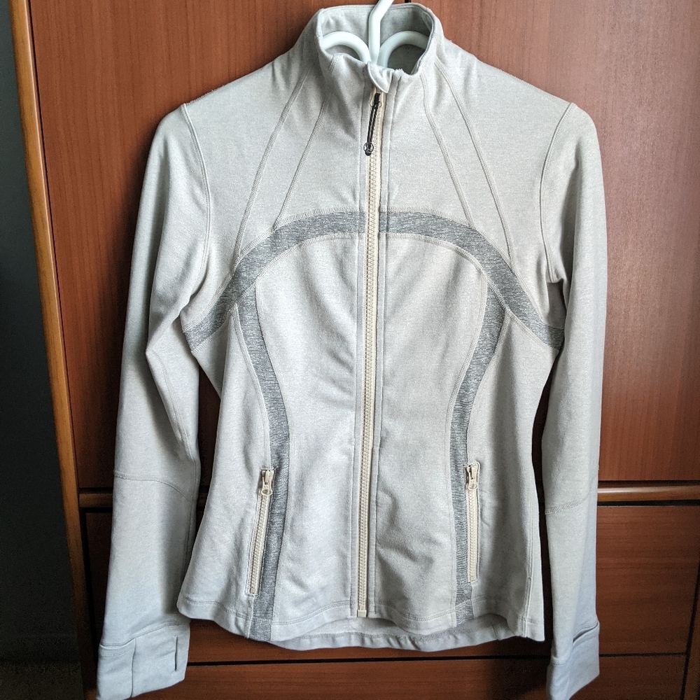 Lululemon Define jacket cream colour